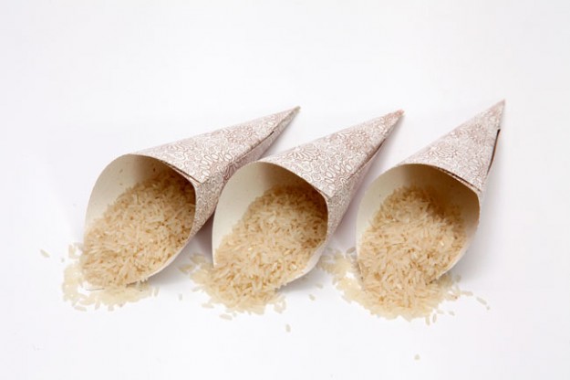 cone de arroz – Convite Papel e Estilo