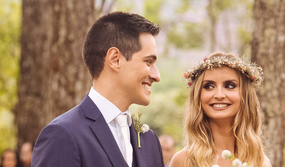 Fotos de Casamento | Troca de olhares na cerimônia 