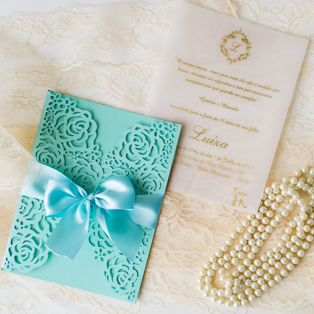 Envelope para convite de casamento