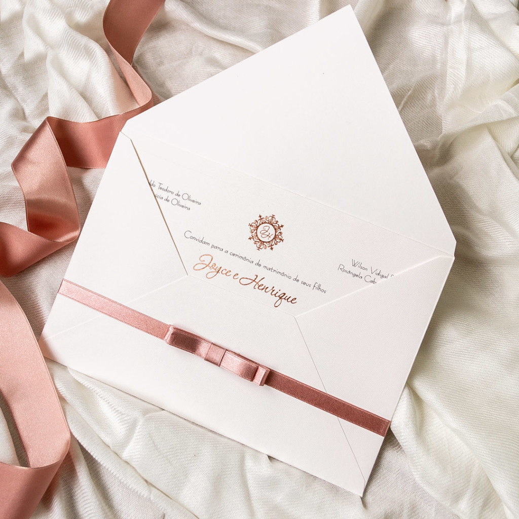 Envelope para convite de casamento – Convite Papel e Estilo